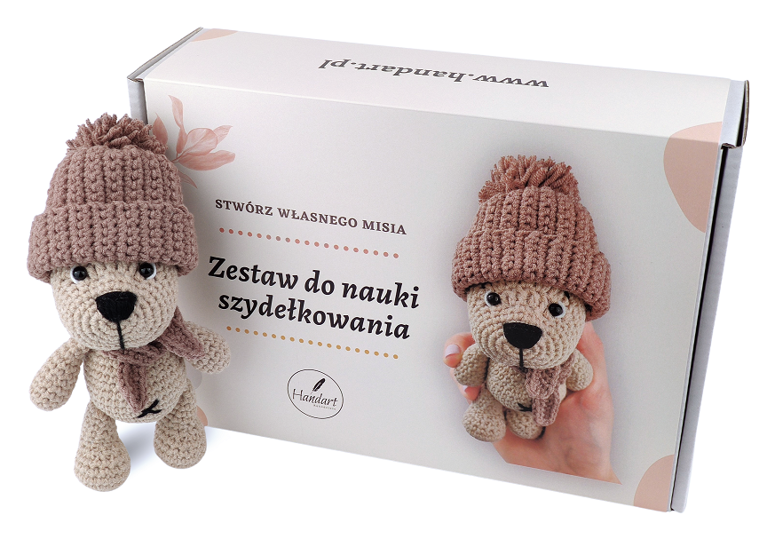 Zestaw do nauki szydełkowania - miś Edi - obrazek 5