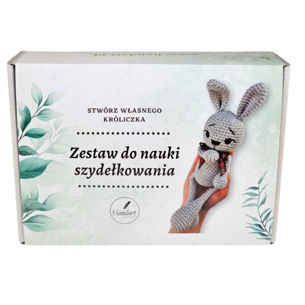 Zestaw do nauki szydełkowania - Króliczek